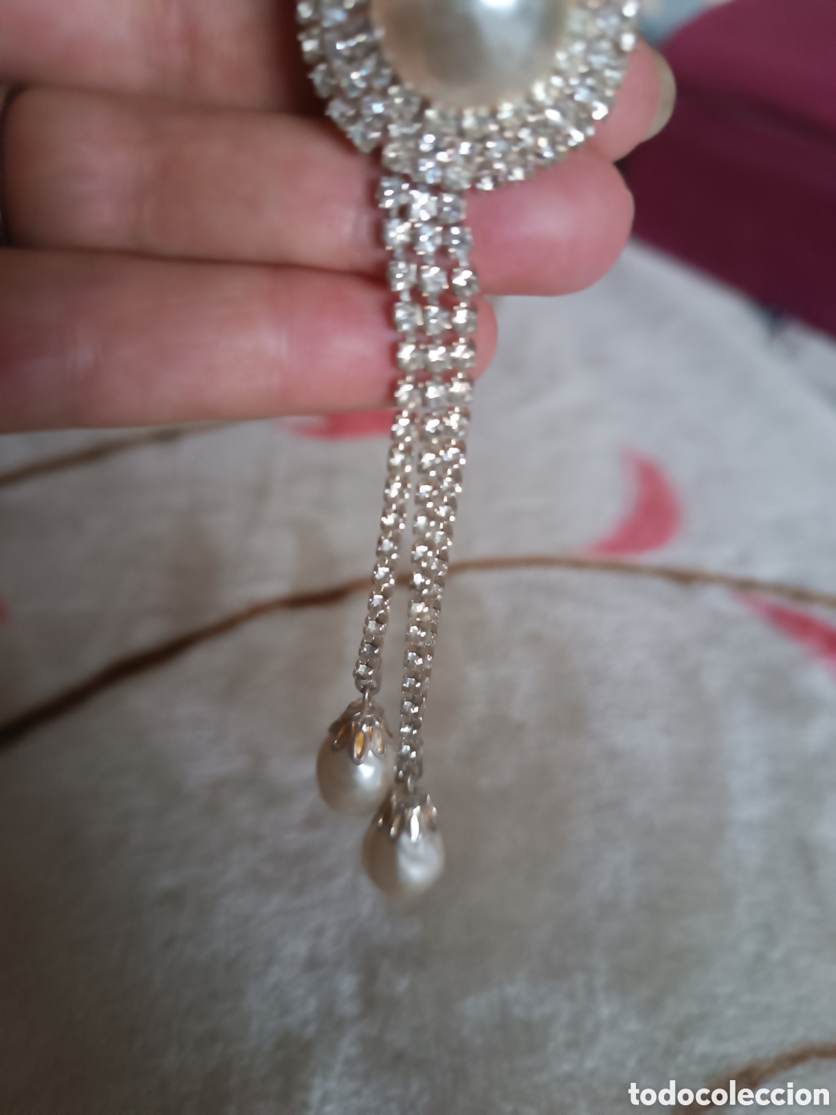 Joyeria: Antiguo pendiente pedrer&iacute;a - Foto 5