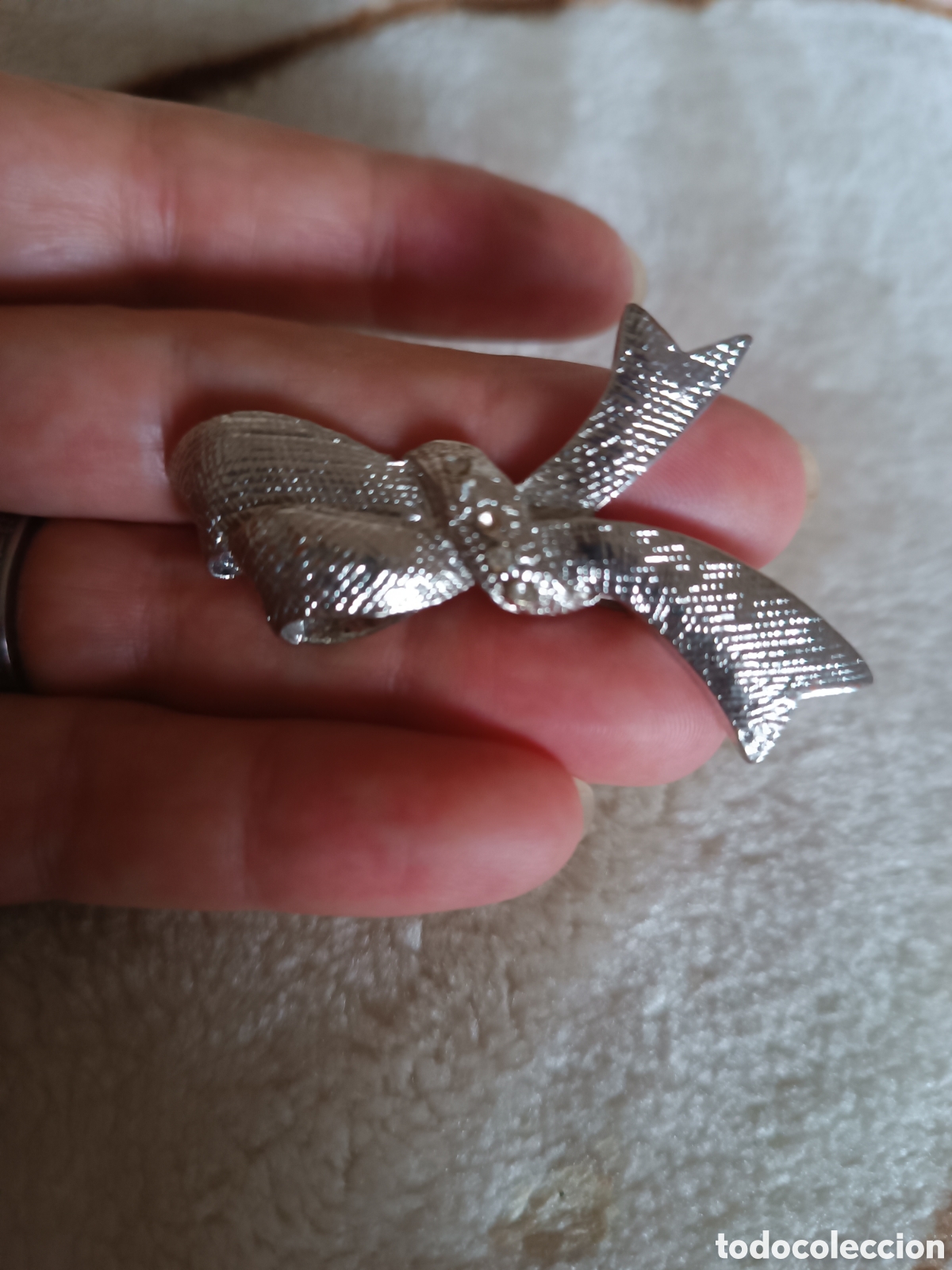 Joyeria: Broche met&aacute;lico forma de lazo - Foto 2