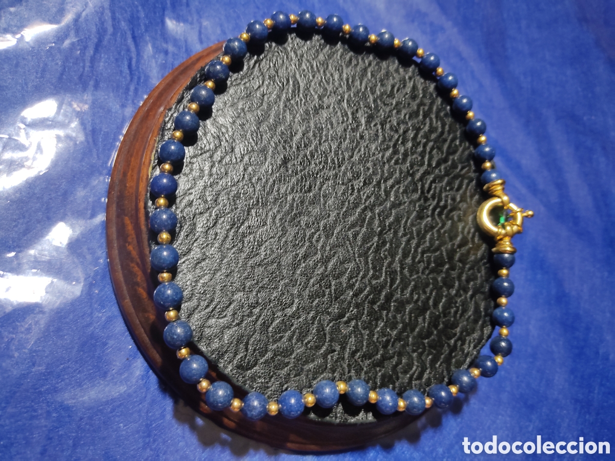 Joyeria: Collar de lapisl&aacute;zuli.vintage. - Foto 3