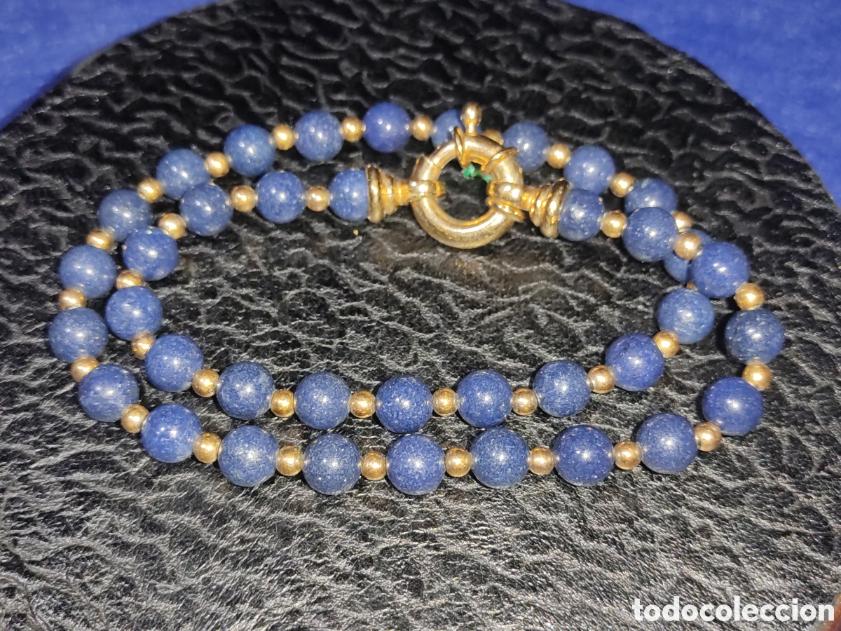 Joyeria: Collar de lapisl&aacute;zuli.vintage. - Foto 5