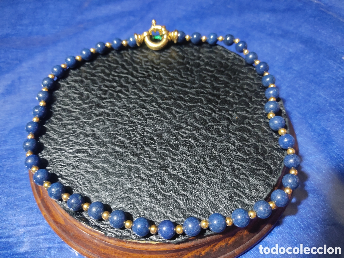 Joyeria: Collar de lapisl&aacute;zuli.vintage. - Foto 1