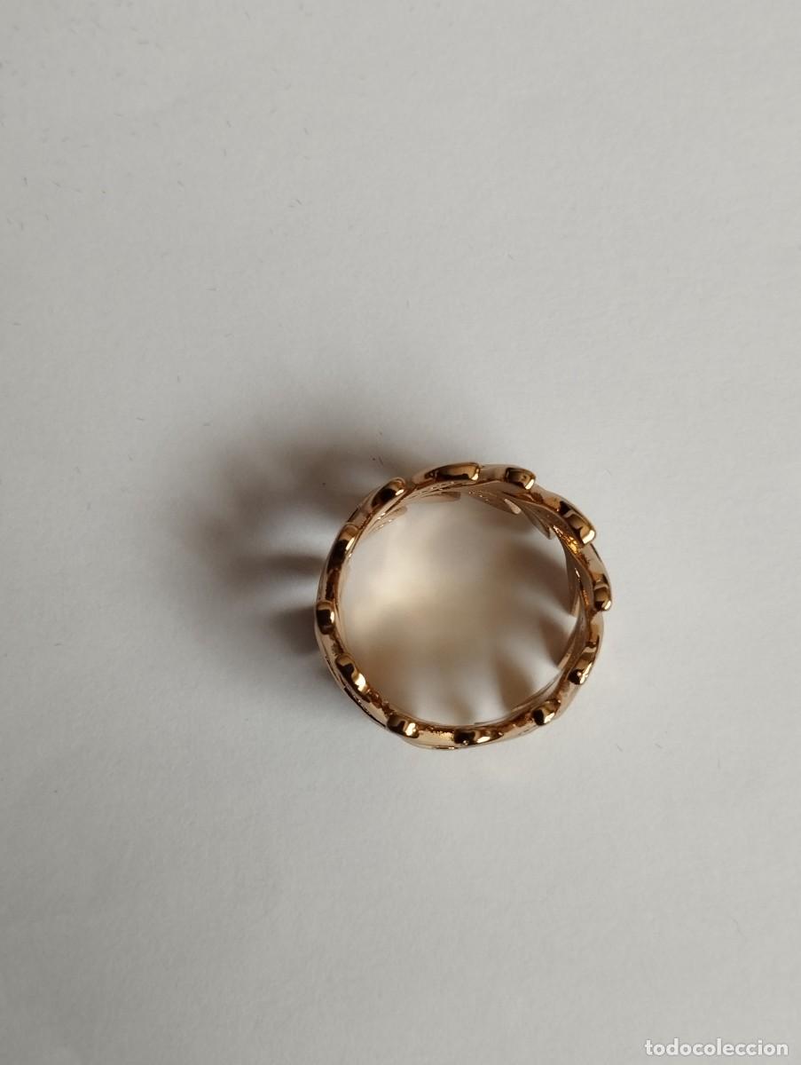 Joyeria: Anillo ba&ntilde;o de oro 18k con cristales - Foto 6