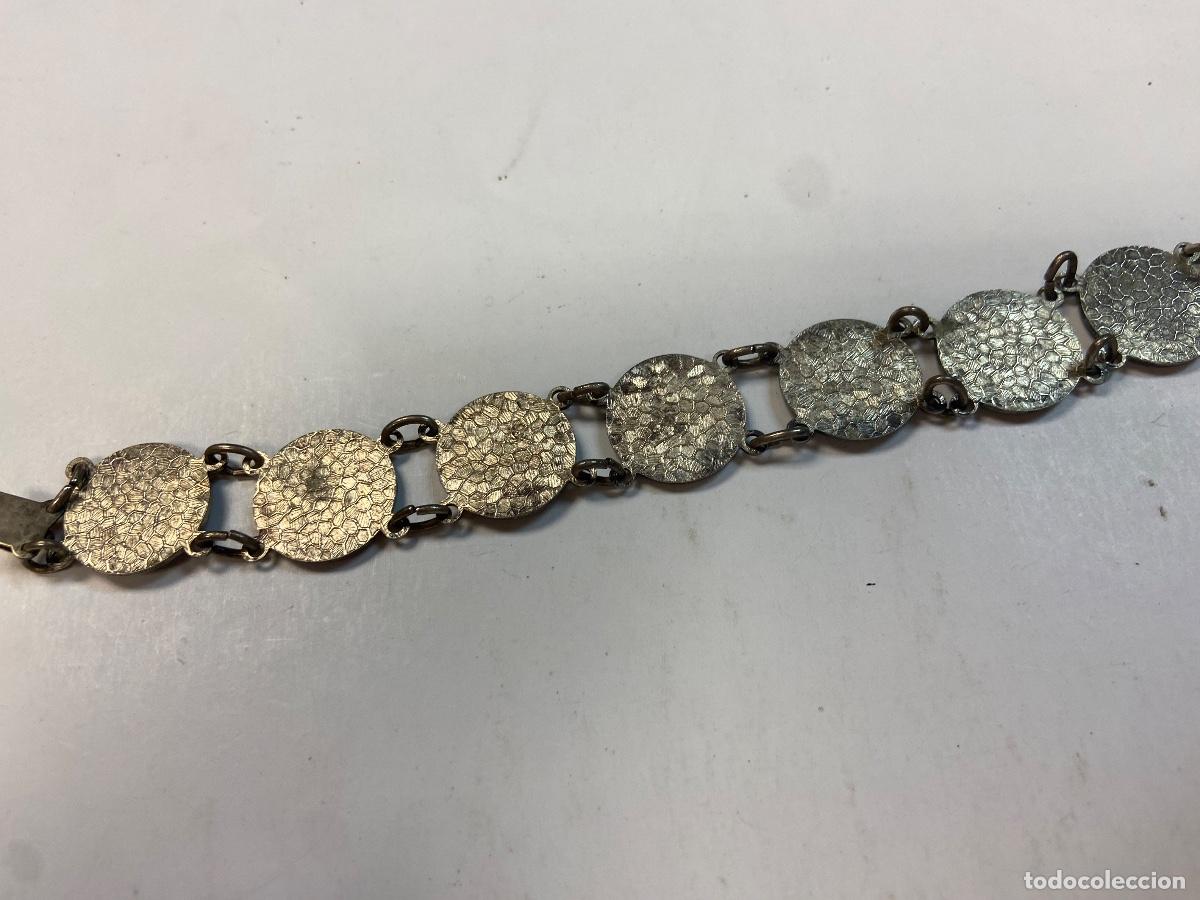 Joyeria: LOTE DE DOS PULSERAS DE MONEDAS DE COLOR PLATA - Foto 9