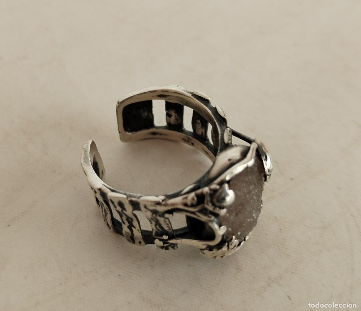 Joyeria: anillo plata de ley con opalina - Foto 1
