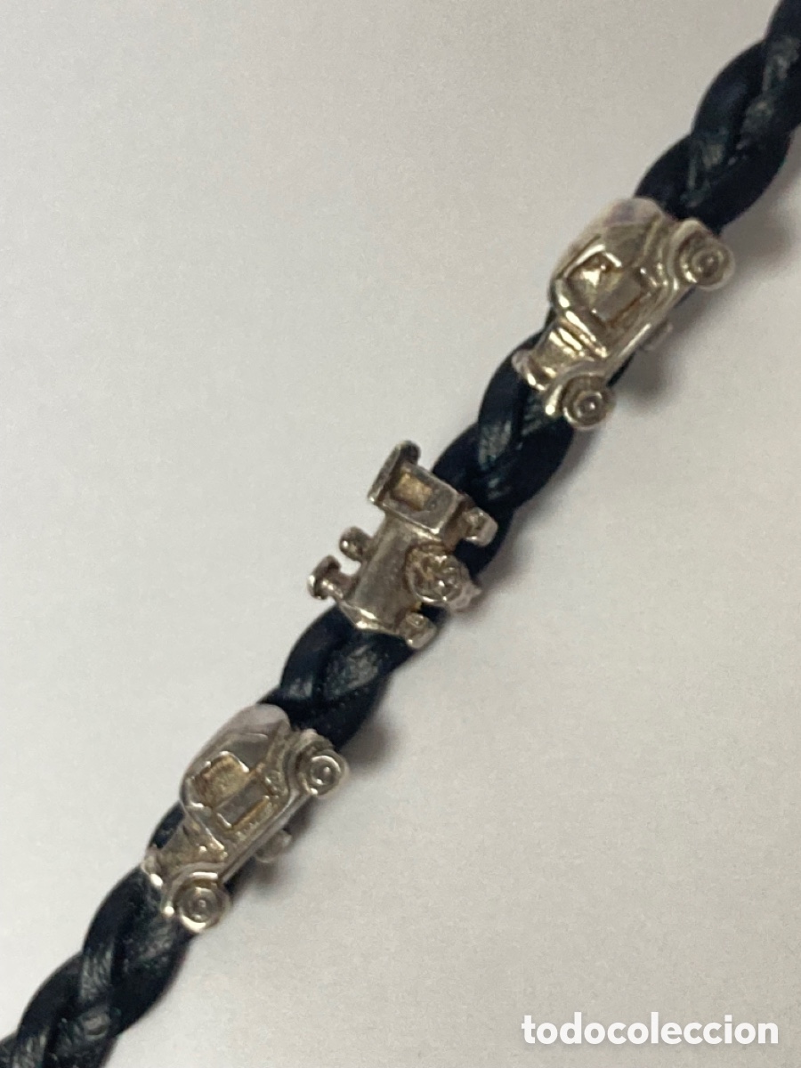 Joyeria: Pulsera plata y cuero/Pul30 - Foto 4