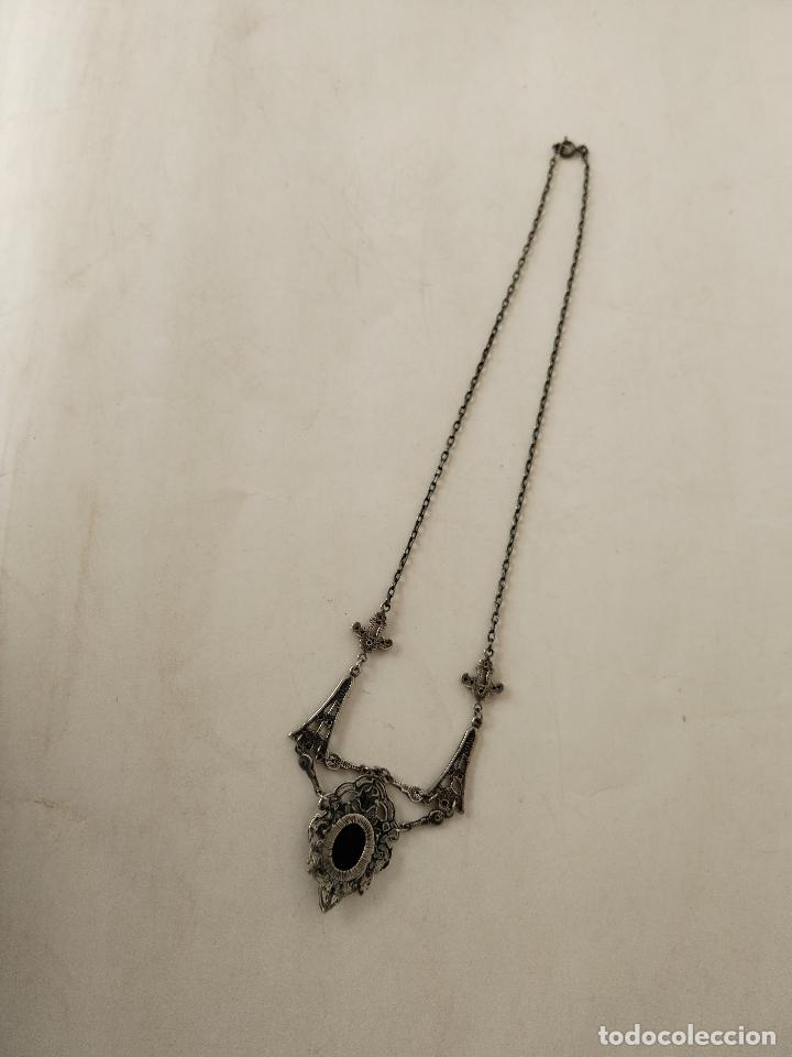 Joyeria: antiguo collar de plata - Foto 6