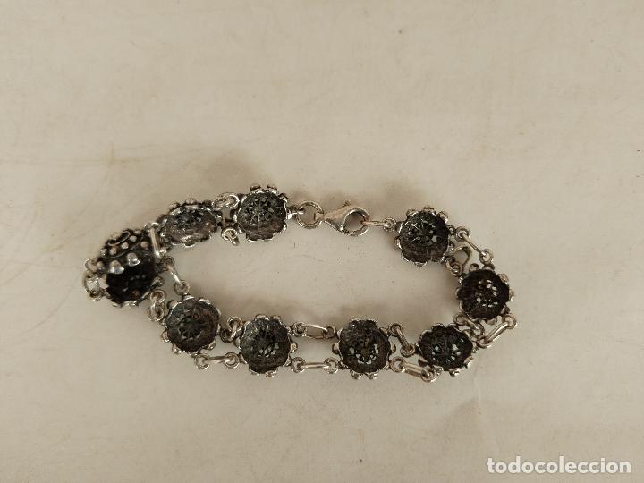 Joyeria: pulsera de plata de botones charros - Foto 3