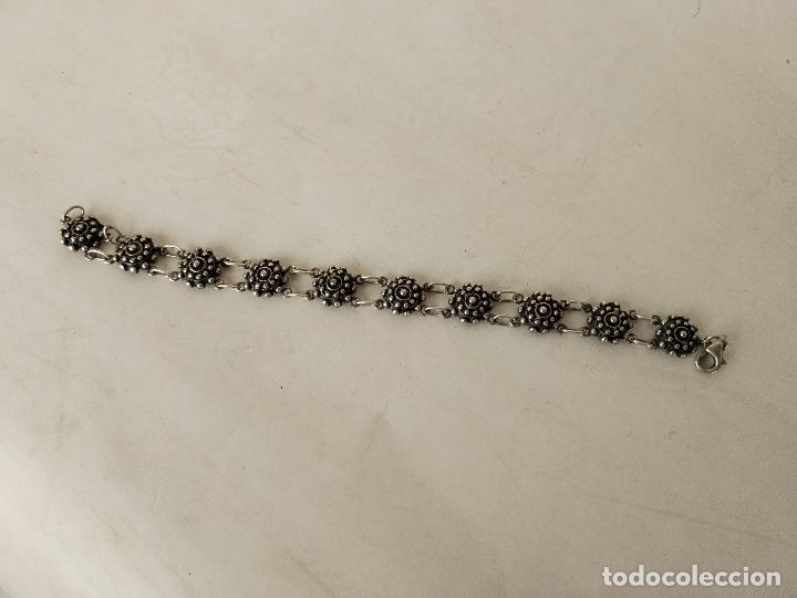 Joyeria: pulsera de plata de botones charros - Foto 4