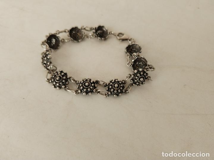 Joyeria: pulsera de plata de botones charros - Foto 1