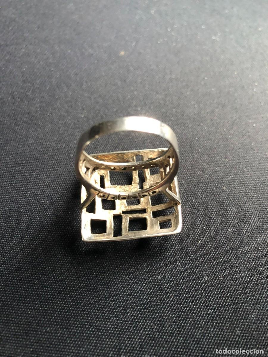 Joyeria: anillo en plata, dise&ntilde;o, gran tama&ntilde;o - Foto 3