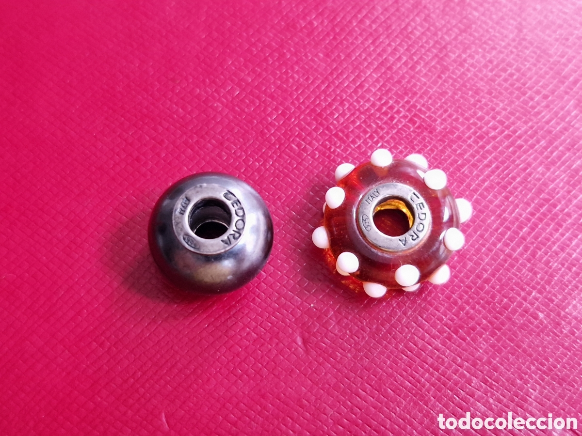 Joyeria: 2 CHARM DE PLATA DE LEY MARCA CEDORA ITALIA - Foto 2