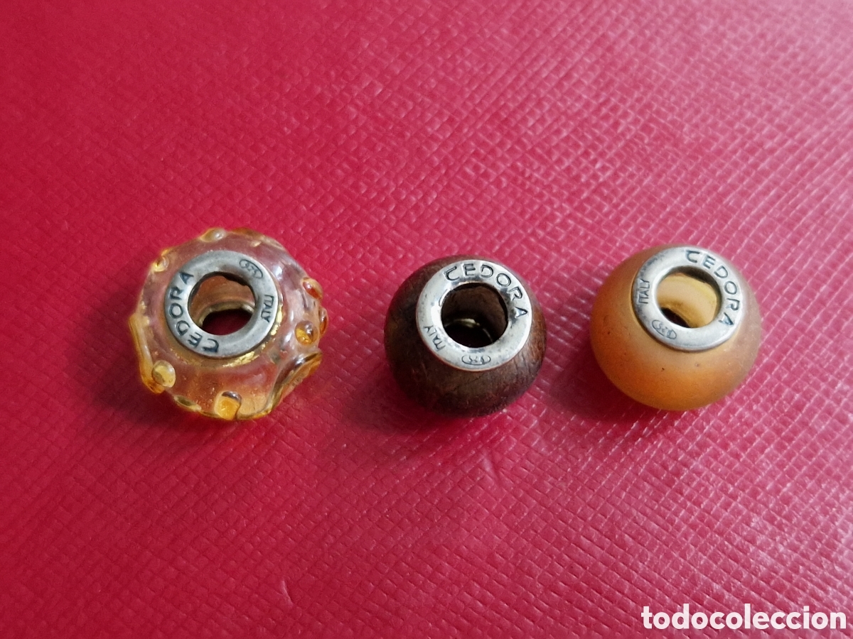 Joyeria: 3 CHARM DE PLATA DE LEY MARCA CEDORA ITALIA - Foto 3