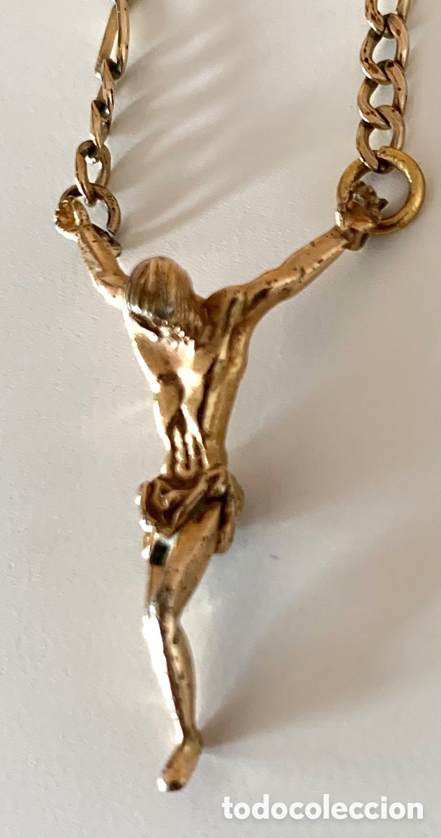 Joyeria: Collar con crucifijo dorado - Foto 5