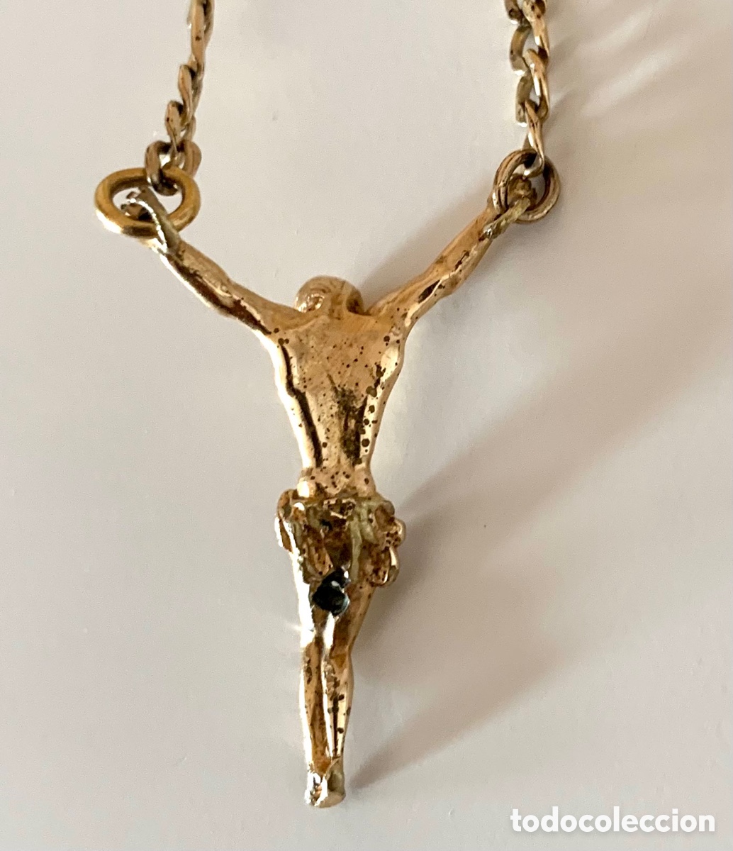 Joyeria: Collar con crucifijo dorado - Foto 6