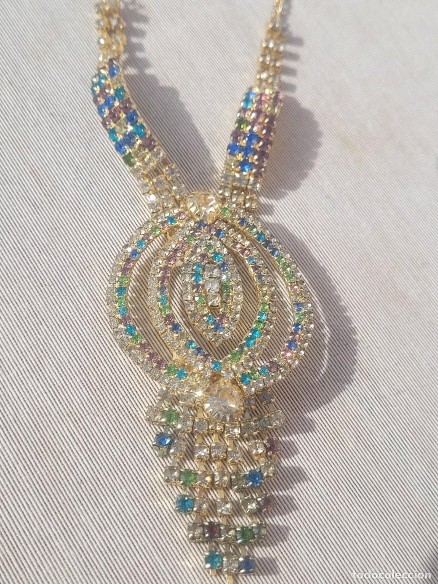 Joyeria: Collar vintage gala, cristal multicolor - Foto 7