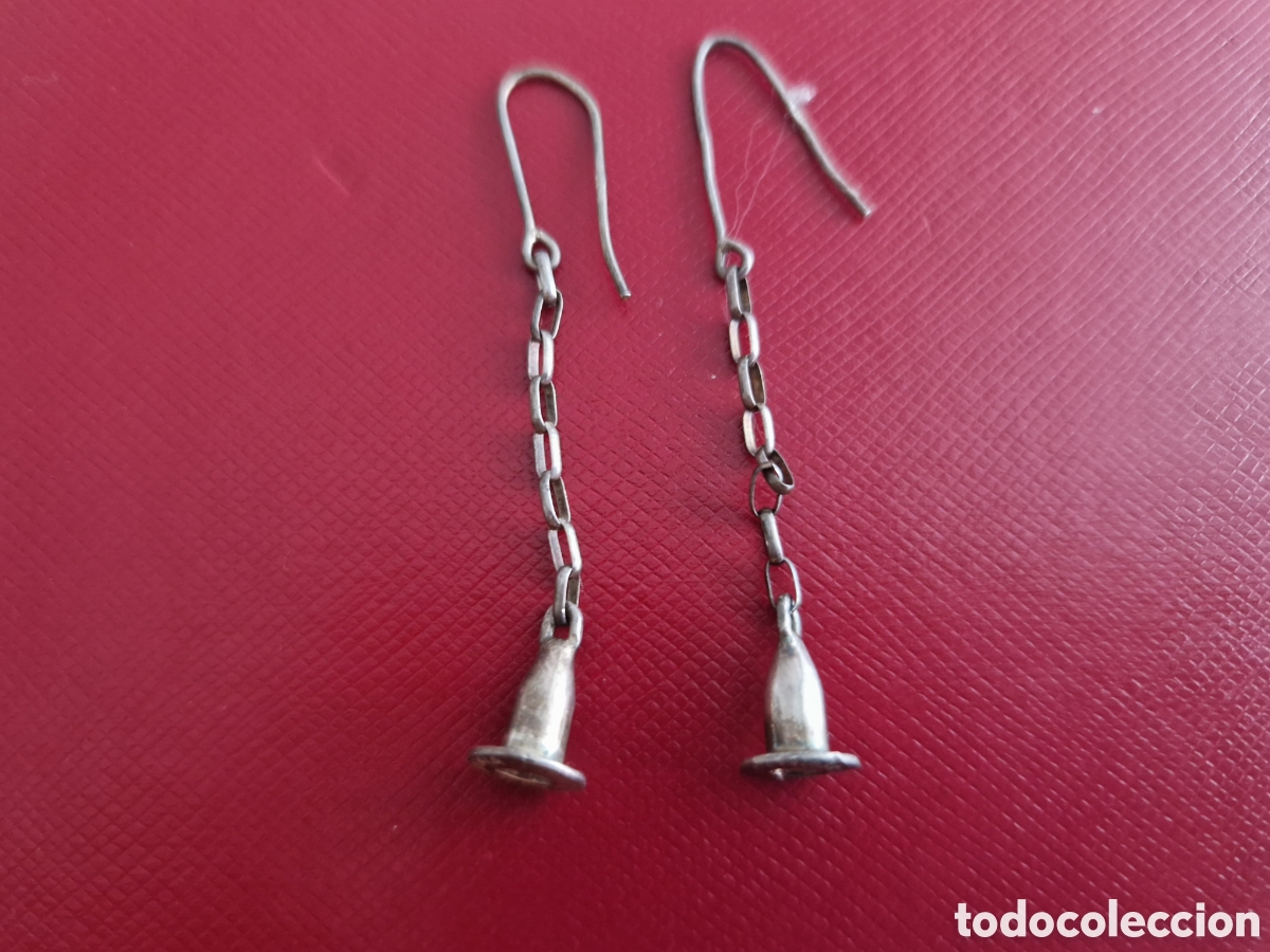 Joyeria: PENDIENTES LARGOS PLATA CEDORA ITALIA - Foto 4