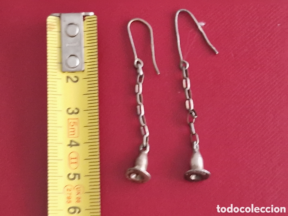 Joyeria: PENDIENTES LARGOS PLATA CEDORA ITALIA - Foto 1
