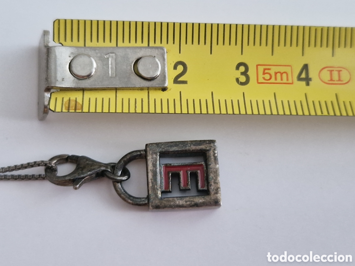 Joyeria: COLGANTE Y CADENA EN PLATA DE LEY LETRA E - Foto 4