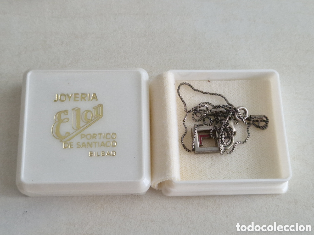 Joyeria: CADENA Y COLGANTE EN PLATA DE LEY LETRA L - Foto 5