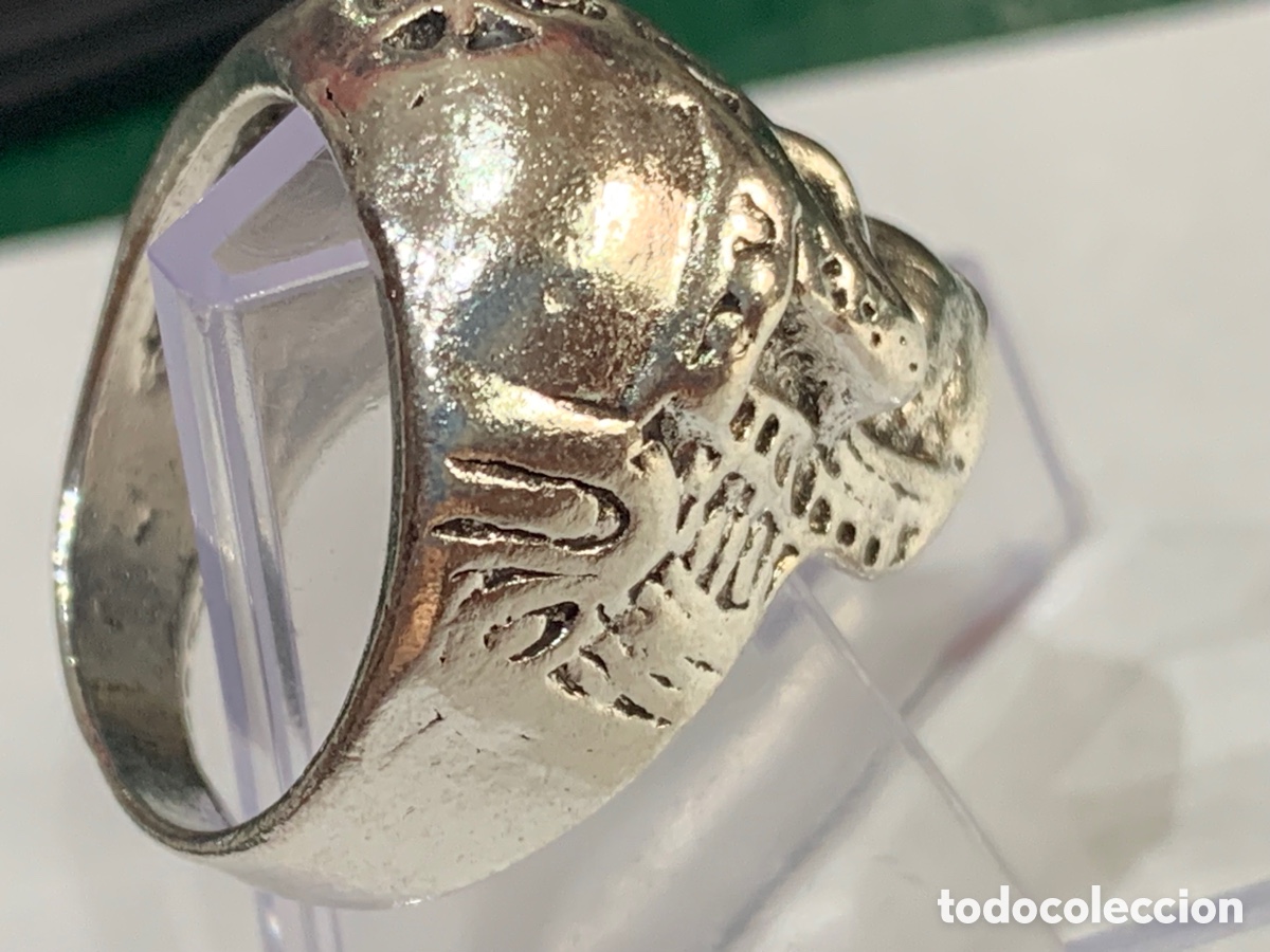 Joyeria: Anillo metal Calavera di&aacute;metro 2 cm - - Foto 4
