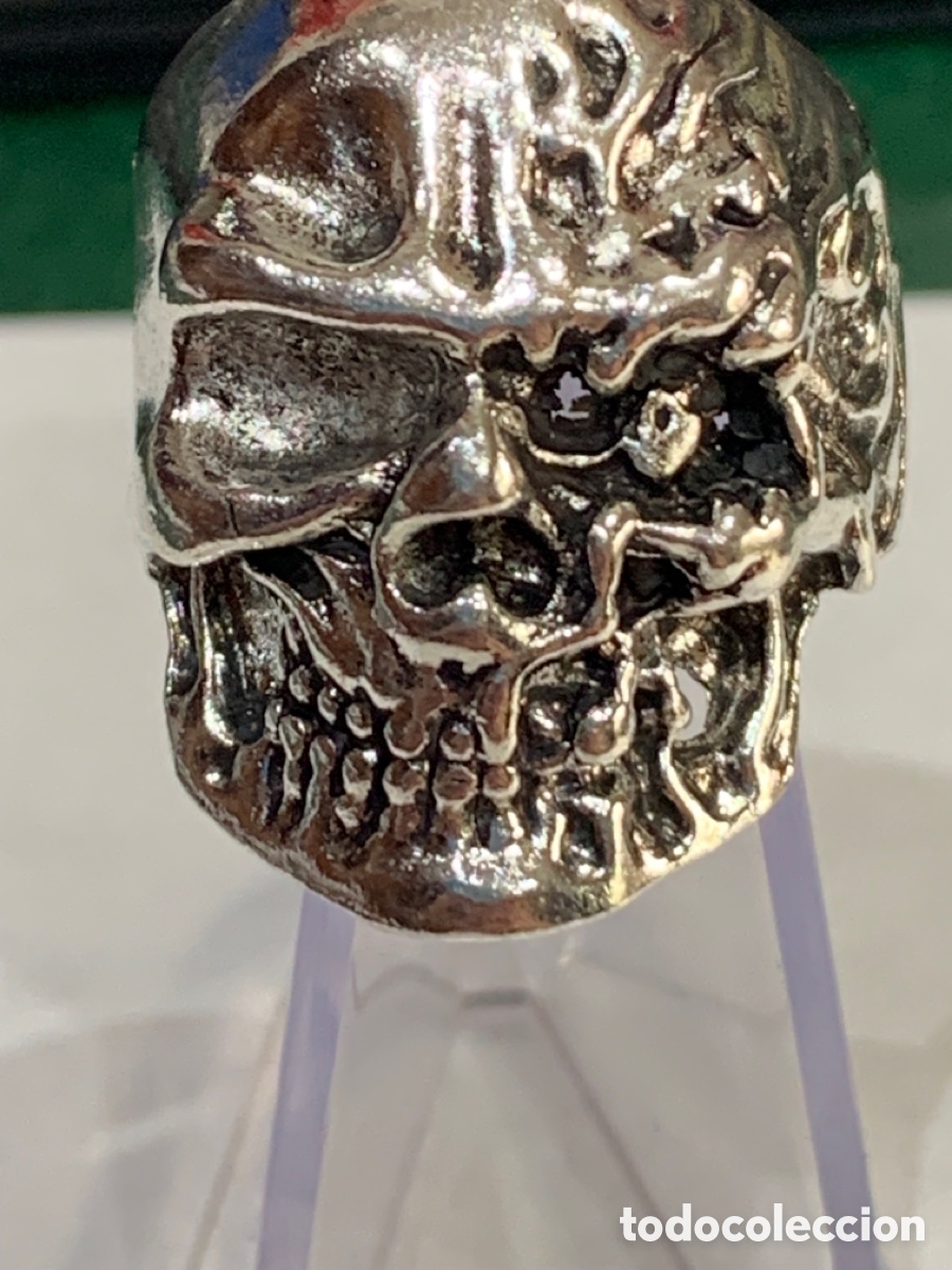 Joyeria: Anillo metal Calavera di&aacute;metro 2,2 cm - Foto 2