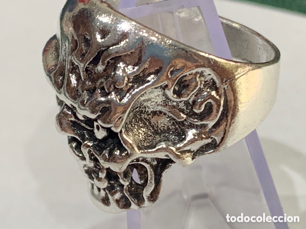Joyeria: Anillo metal Calavera di&aacute;metro 2,2 cm - Foto 4