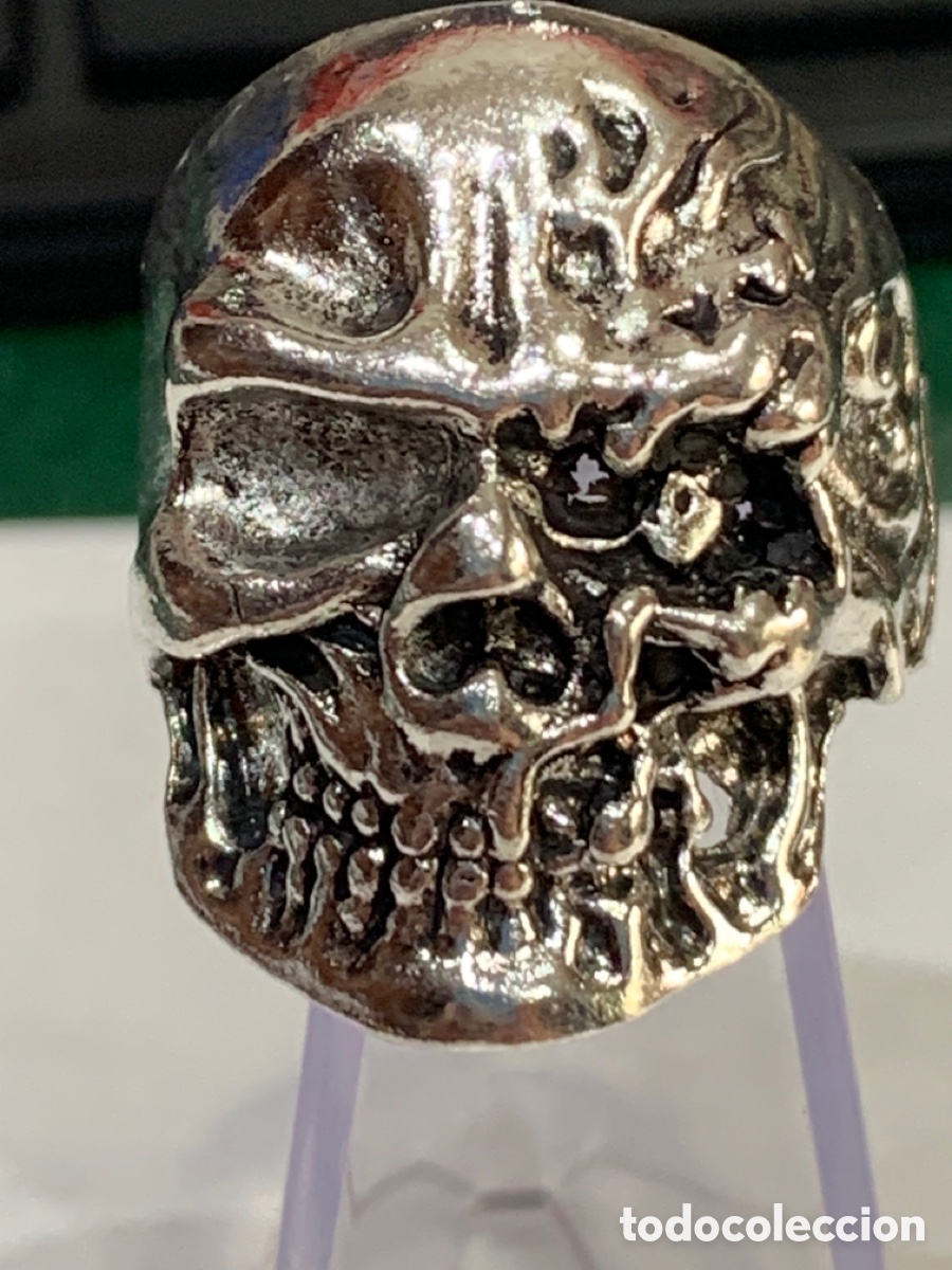Joyeria: Anillo metal Calavera di&aacute;metro 2,2 cm - Foto 1