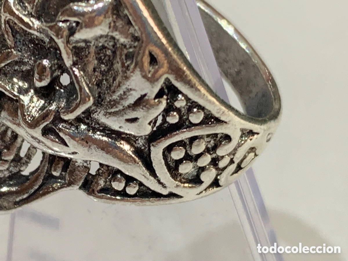 Joyeria: Anillo metal Calavera , di&aacute;metro 2,4 cm - Foto 4