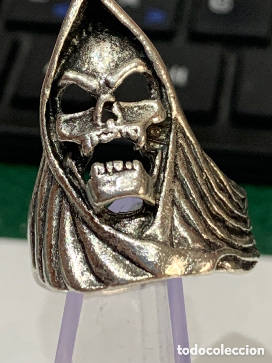 Joyeria: Anillo metal Calavera - Di&aacute;metro 2cm. - Foto 3