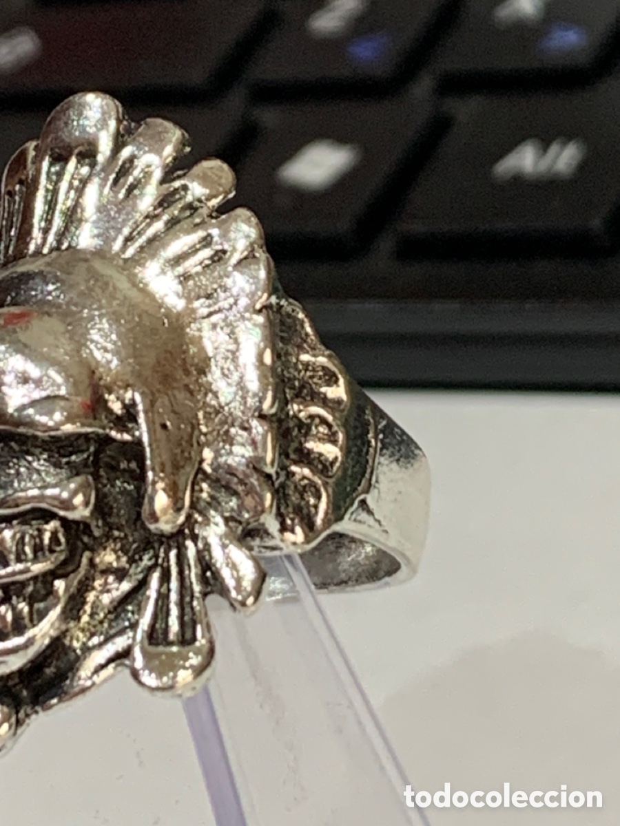 Joyeria: Anillo Metal Calavera - Di&aacute;metro 2 cm. - Foto 3