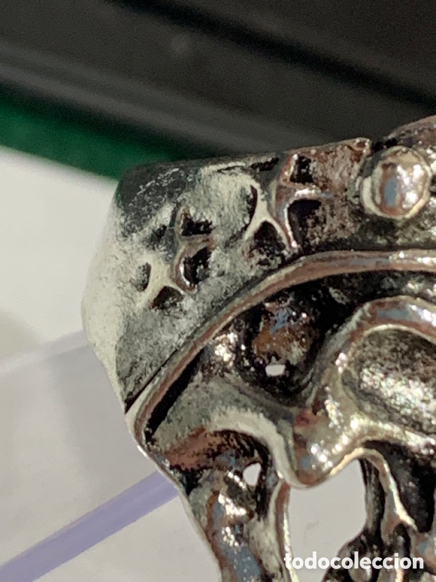 Joyeria: Anillo metal Calavera - di&aacute;metro 2 cm - Foto 4