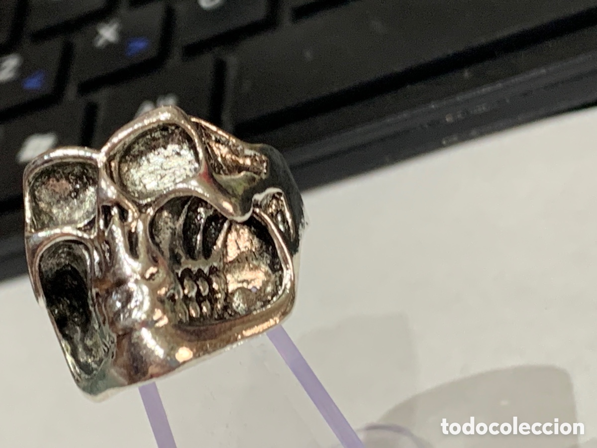 Joyeria: Anillo Metal Calavera - di&aacute;metro 2 cm - Foto 3