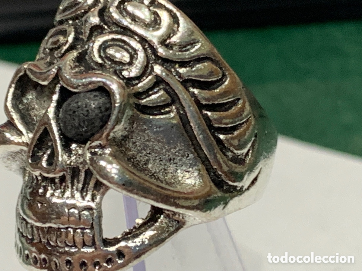 Joyeria: Anillo metal Calavera - 2,5 cm diametro - Foto 3
