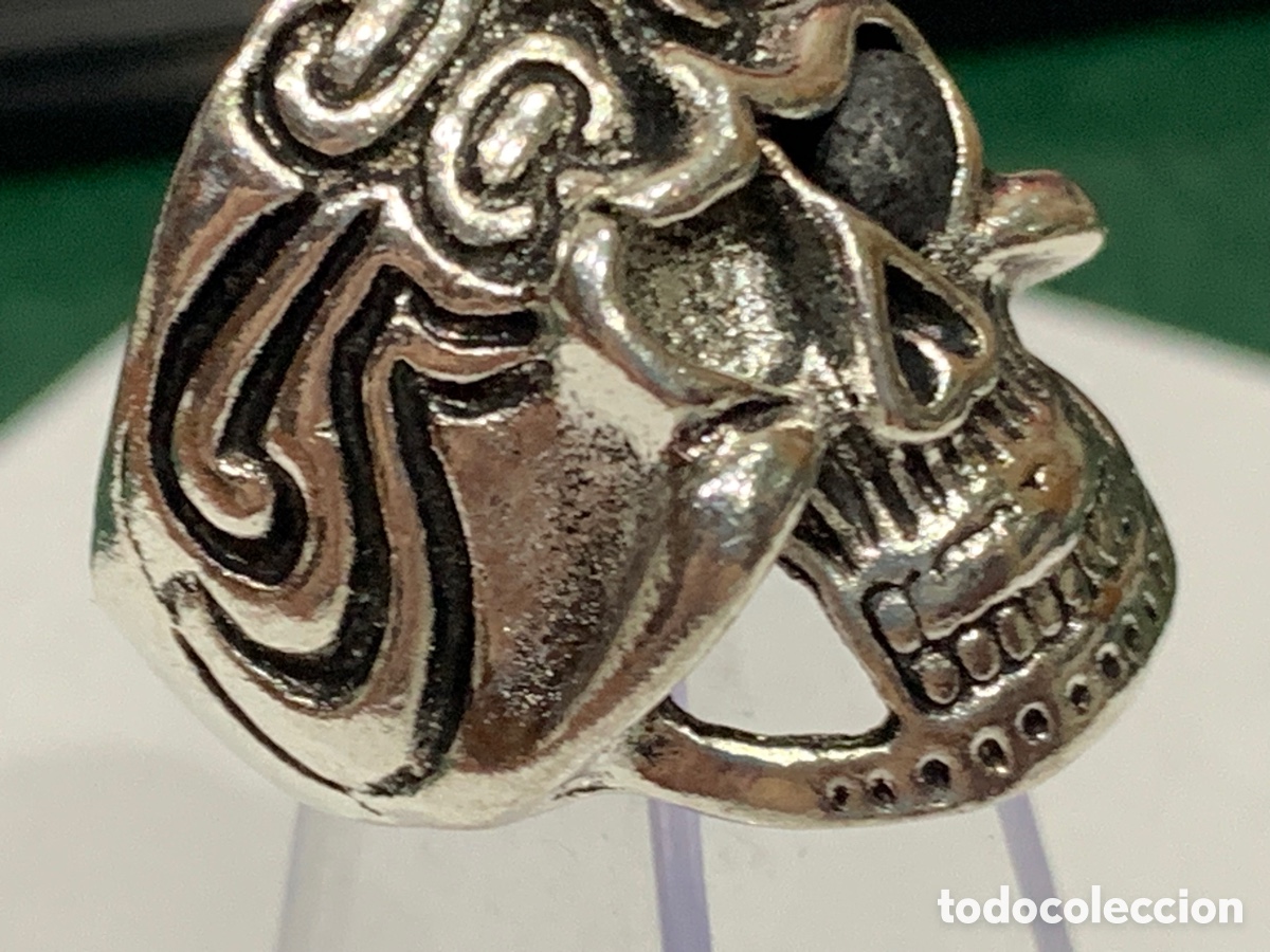 Joyeria: Anillo metal Calavera - 2,5 cm diametro - Foto 4