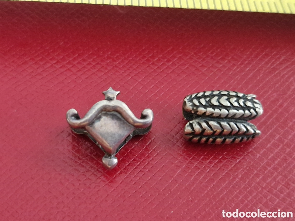 Joyeria: 2 CHAR DE PLATA DE LEY CONTRASTE - Foto 2