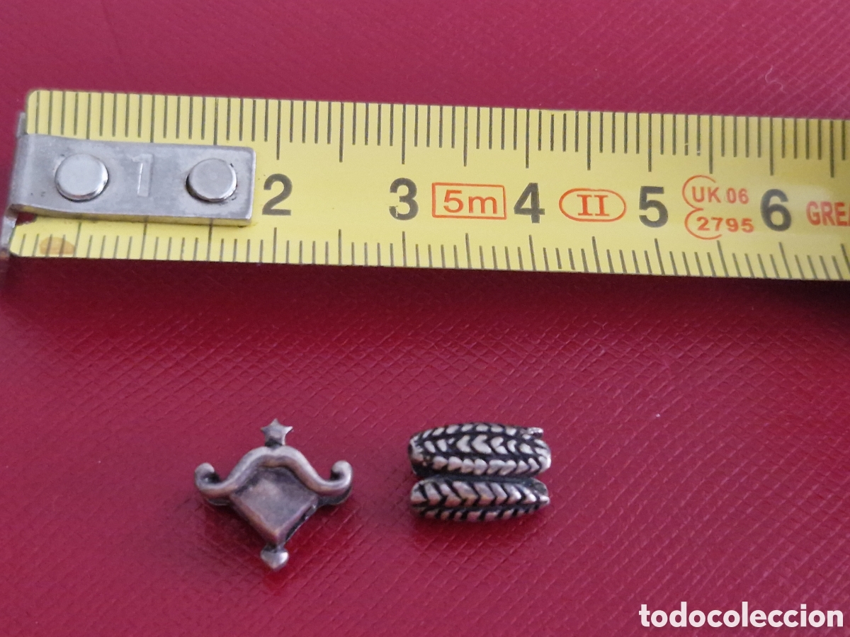 Joyeria: 2 CHAR DE PLATA DE LEY CONTRASTE - Foto 4