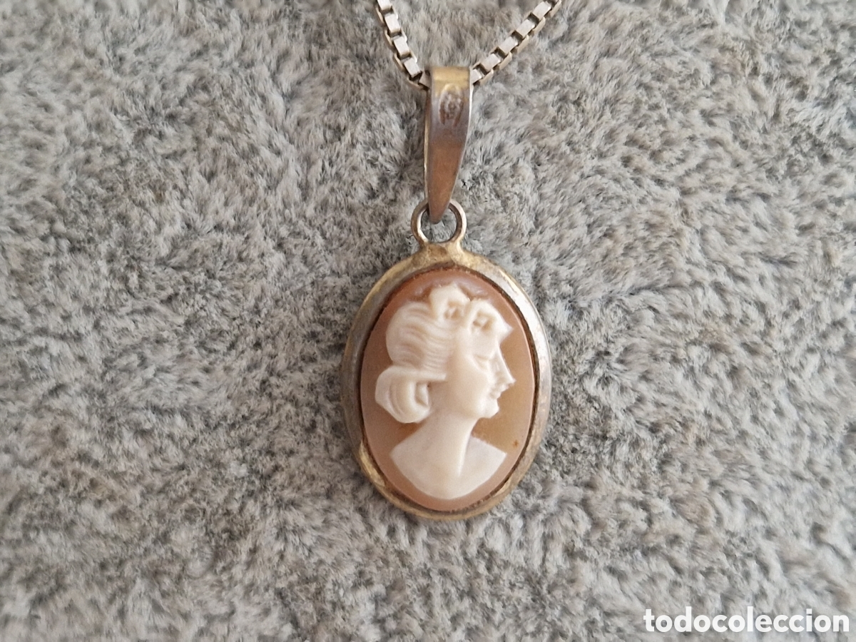 Joyeria: CAMAFEO EN PLATA Y CONCHA CON CADENA - Foto 5