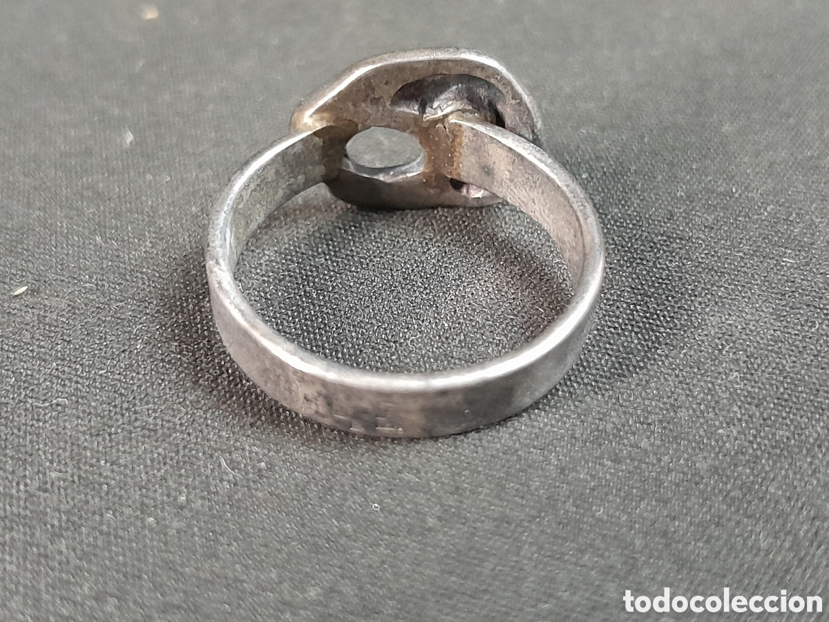 Joyeria: JOY-2638. ANILLO DE METAL PLATEADO. - Foto 2