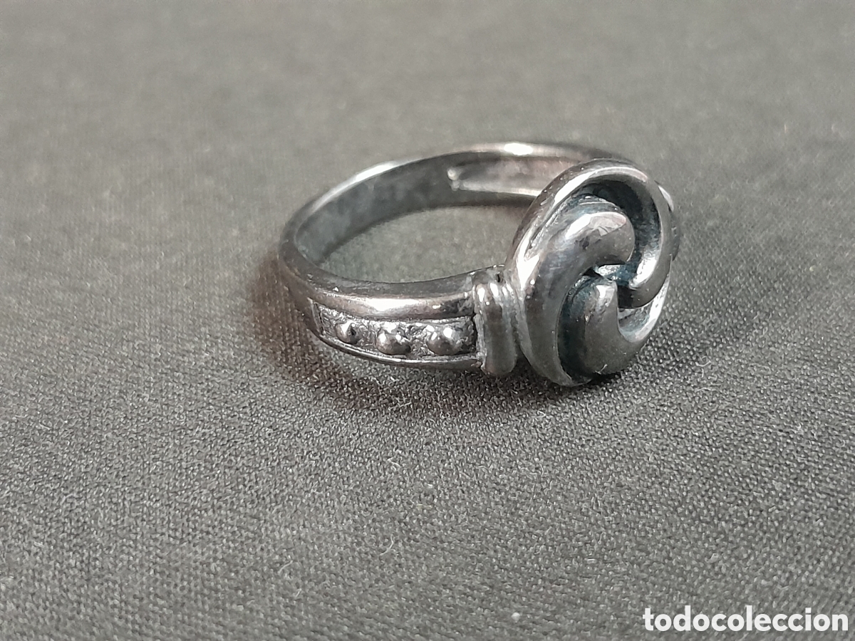 Joyeria: JOY-2646. ANILLO DE METAL PLATEADO. - Foto 3