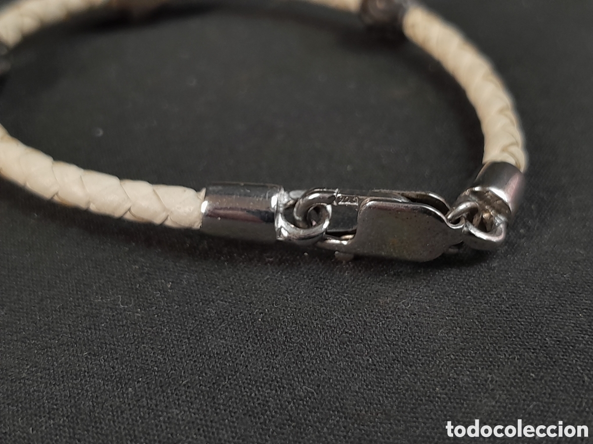 Joyeria: JOY-2669. PULSERA DE CUERO Y PLATA - Foto 2