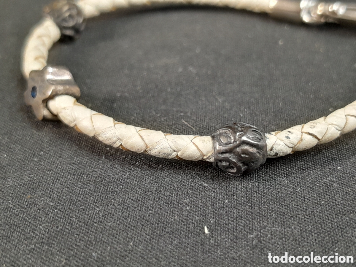 Joyeria: JOY-2669. PULSERA DE CUERO Y PLATA - Foto 4