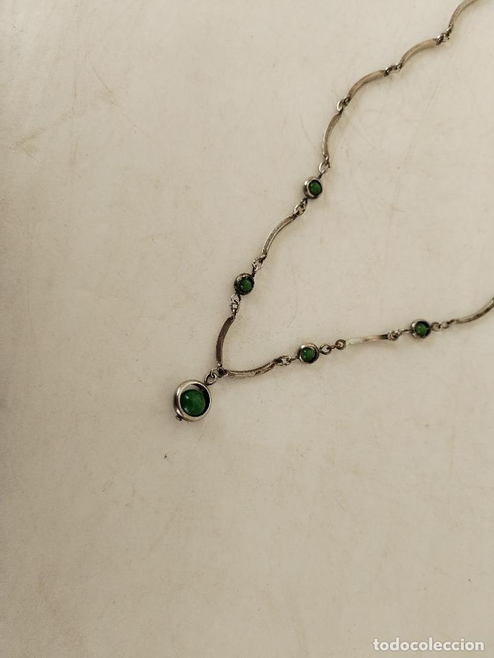 Joyeria: collar plata con piedras verdes - Foto 7