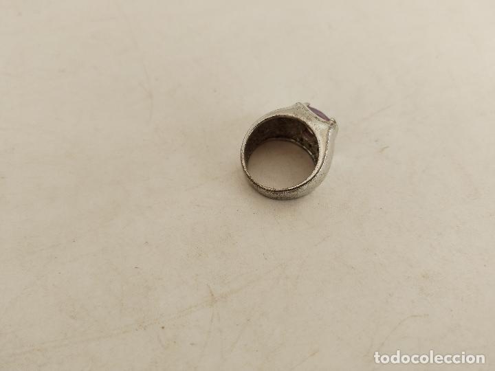 Joyeria: anillo en plata de ley con amatista - Foto 3