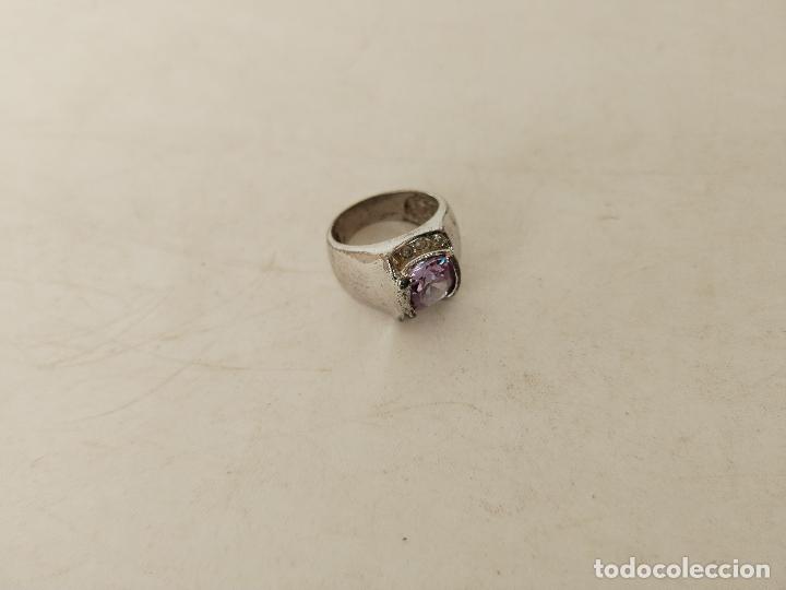 Joyeria: anillo en plata de ley con amatista - Foto 4
