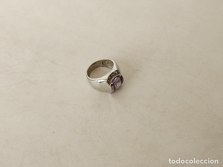 Joyeria: anillo en plata de ley con amatista - Foto 1