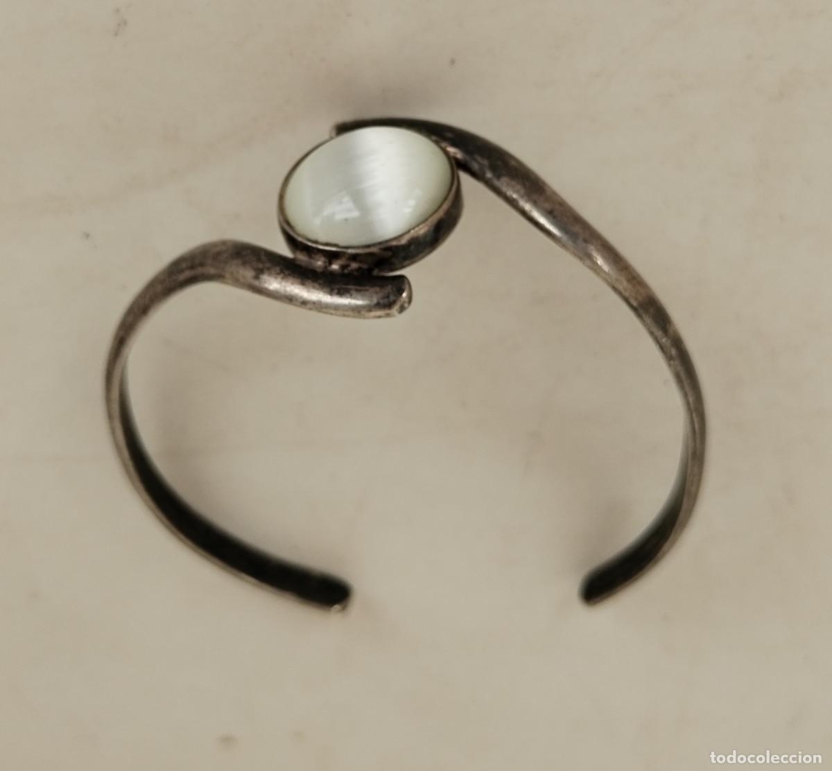 Joyeria: pulsera plata con piedra lunar - Foto 1