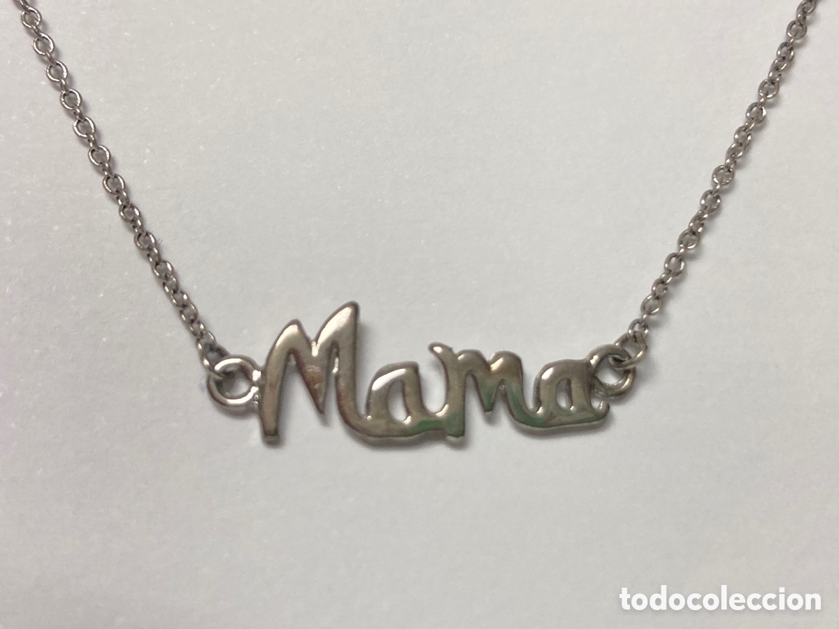 Joyeria: Gargantilla de plata con centro MAM&Aacute; / CC14 - Foto 2