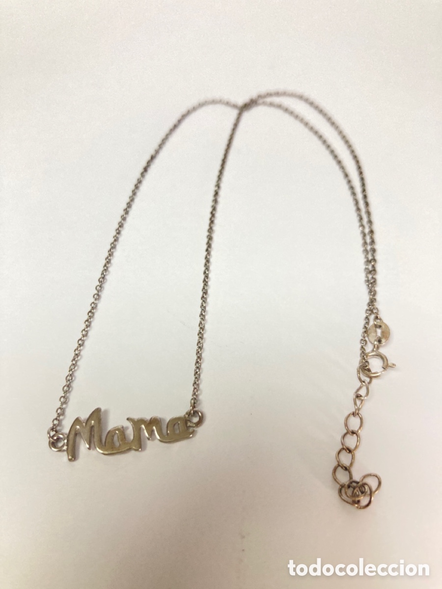 Joyeria: Gargantilla de plata con centro MAM&Aacute; / CC14 - Foto 4