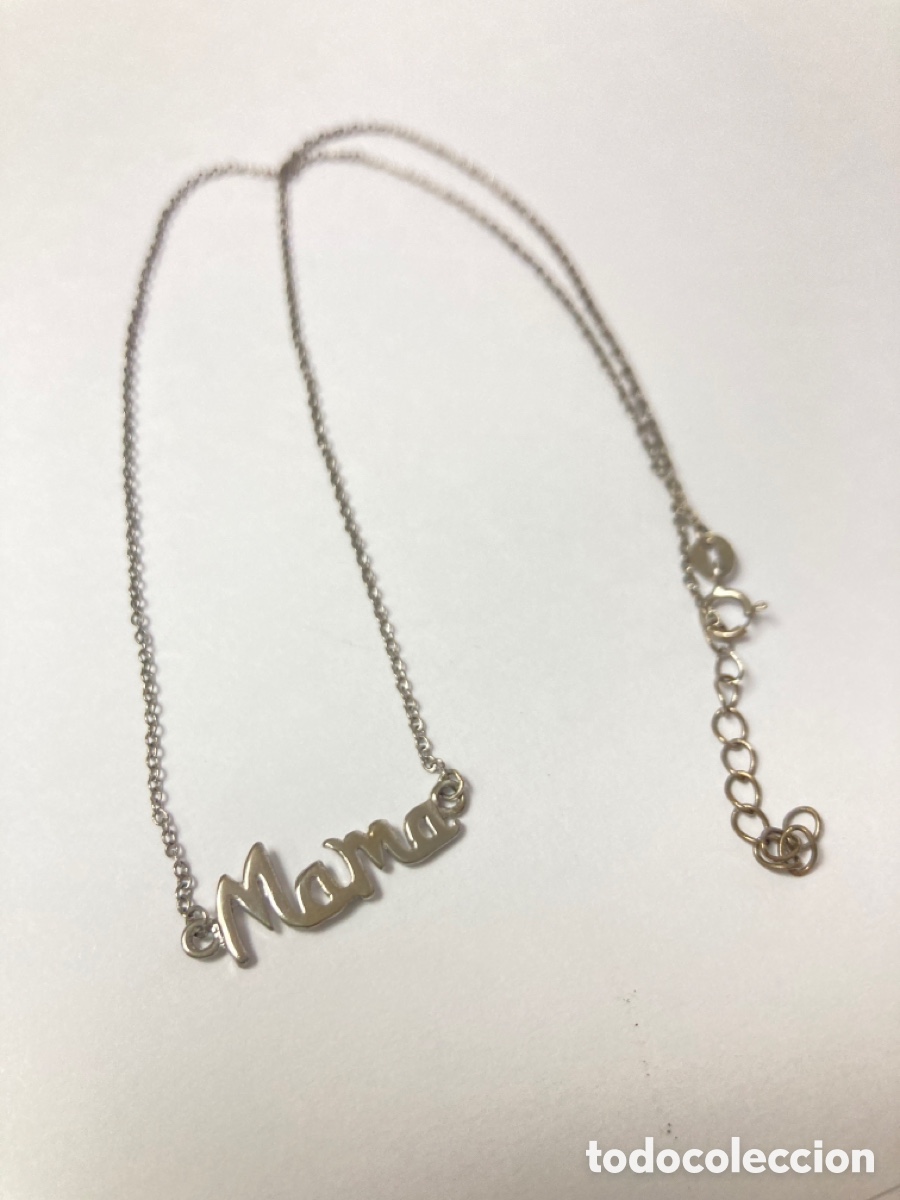 Joyeria: Gargantilla de plata con centro MAM&Aacute; / CC14 - Foto 5