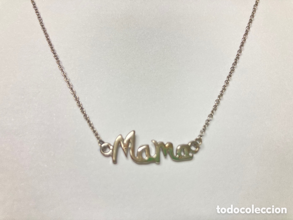 Joyeria: Gargantilla de plata con centro MAM&Aacute; / CC14 - Foto 1